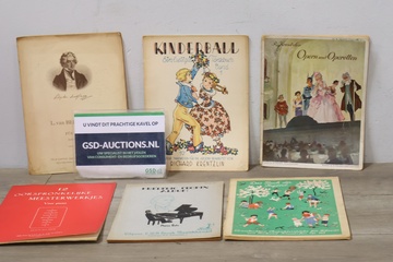 Afbeelding van Bladmuziekboeken 6 stuks''