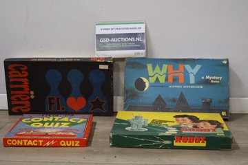 Afbeelding van Vintage bordspellen 4 stuks