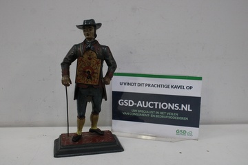 Afbeelding van Antiek Schwarzwälder Klokkenmannetje