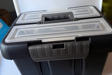 Afbeelding van Powerfix 2-in-1 Toolbox.  Deze stevige gereedschapskoffer is