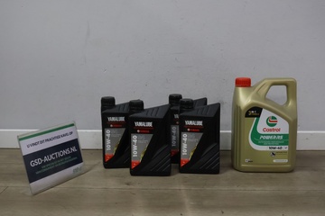 Afbeelding van 10W-40 Motorolie van Yamaha en Castrol 5 stuks