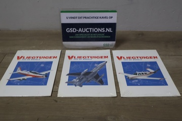 Afbeelding van Vliegtuigen van de wereld boekjes 3 stuks''