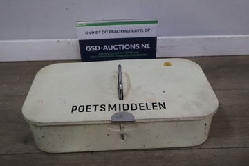 Afbeelding van Vintage metalen poetsmiddelen trommel