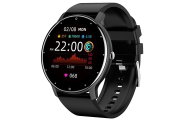 Afbeelding van J&G Smartwatch V70 – Zwart | Ultra Dun, & Vol Functies