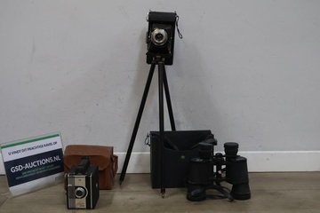 Afbeelding van Vintage Camera's met Verrekijker - AFGA Vario en Gilmor