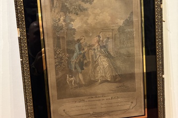 Afbeelding van La Promenade du Soir (de avondwandeling) drukwerk