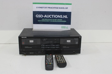 Afbeelding van Dubbel Cassettedeck van Philips