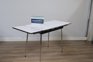 Afbeelding van Vintage Uitschuifbare Formica Keukentafel