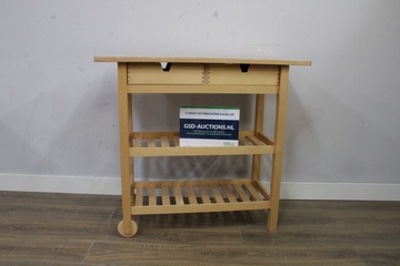 Afbeelding van Houten Keukentrolley