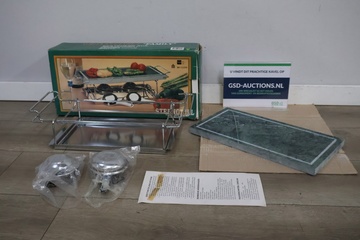 Afbeelding van Vintage Tafelgrill met Natuurstenen Plaat