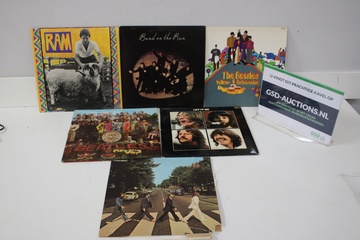 Afbeelding van Set van 6 Vintage The Beatles LP's