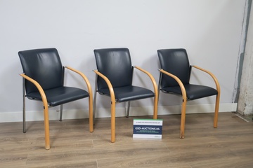 Afbeelding van Set van drie Leolux Cimaronne Stoelen