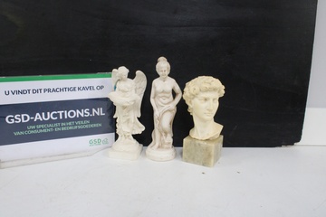Afbeelding van Set van 3 Griekse Beeldjes