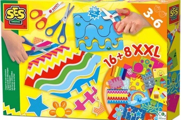 Afbeelding van SES Creative – Ik Leer Knippen XXL – Montessori Speelgoed