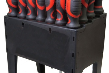 Afbeelding van 26 delige schroevendraaierset in muurrekje