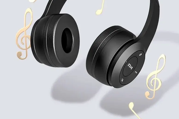 Afbeelding van Bluetooth Hoofdtelefoon Draadloze Headset Wireless Head zw