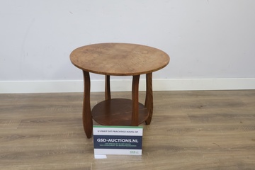 Afbeelding van Art Deco Houten Bijzettafel