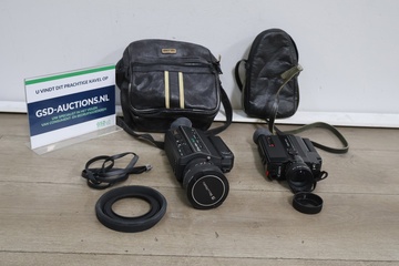 Afbeelding van Set van 2 Vintage Handycams