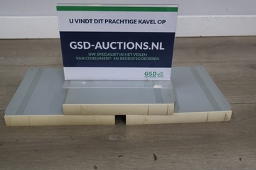Afbeelding van Vintage BASF opbergdozen voor audiobandspoelen 3 stuks
