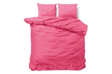 Afbeelding van Dekbedovertrek Satijn roze 240x220cm+2x kussensloop 60x70cm