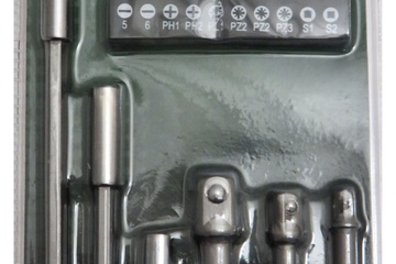 Afbeelding van 16-dlg Schroevendraaier bit Adaptor set