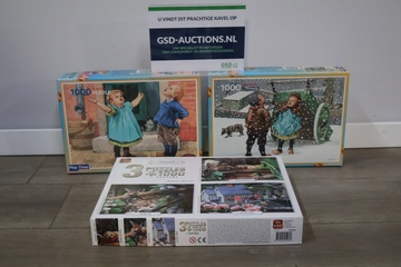 Afbeelding van Set van 5 Legpuzzels van 1000-Stukjes'
