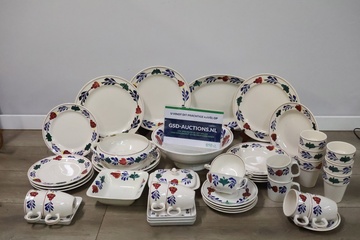 Afbeelding van Collectie van 40-Stuks Boerenbont Servies