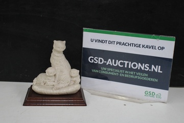 Afbeelding van Vintage Perzisch Kattenfamiliebeeld