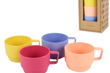 Afbeelding van 12delige set Norlander bekers -kunststof borden