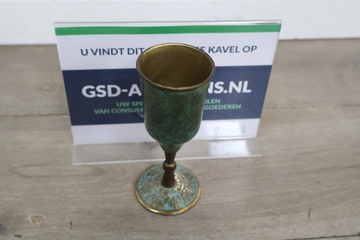 Afbeelding van Vintage Koperen Kiddush-Beker uit Israël