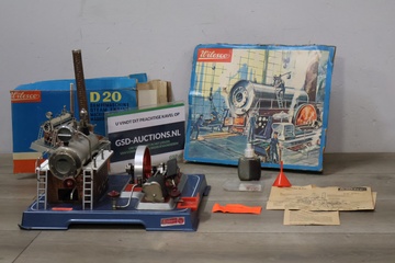 Afbeelding van Wilesco D20 stationaire stoommachine met toebehoren