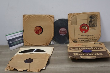 Afbeelding van Mix van 10 Bakeliet Platen''