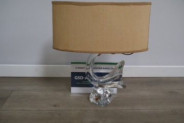 Afbeelding van Vintage Daum kristallen tafellamp