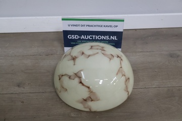 Afbeelding van Vintage glazen plafonlamp