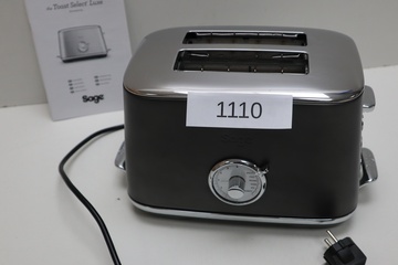 Afbeelding van Sage Luxe Toast Select Black Stainless Steel Broodrooster