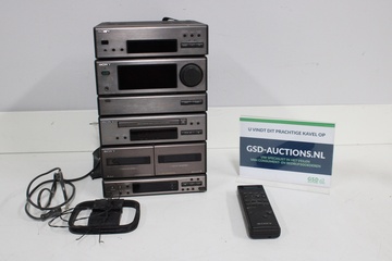 Afbeelding van Zilverkleurig Sony MHC-909D Hi-Fi Minisysteem