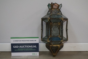 Afbeelding van Oosterse Glas-in-Lood Hanglamp