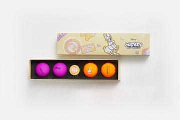 Afbeelding van Golfballen Volvik Daisy Duck - 4 golfballen met marker