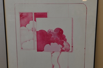 Afbeelding van Ingelijste zeefdruk van Emma Bruin: Kat. No 22/40 stuks