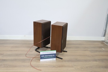 Afbeelding van Set Tensai Vintage Houten Luidsprekers