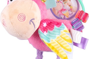 Afbeelding van Playgro Clip Clop Rammelaar Unicorn Eenhoorn Roze