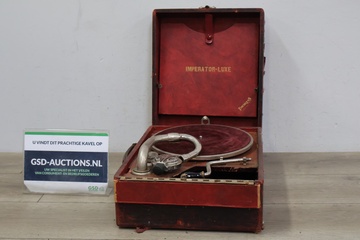 Afbeelding van Vintage Thorens Imperator-Luxe koffergrammofoon