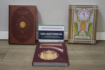 Afbeelding van Boeken van de Nederlandse munten en postzegelveiling 3 stuks