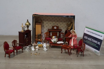 Afbeelding van Vintage Miniatuur Poppenhuisje