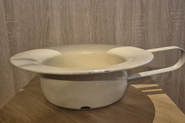 Afbeelding van Emaille bedpan / ondersteek – vintage