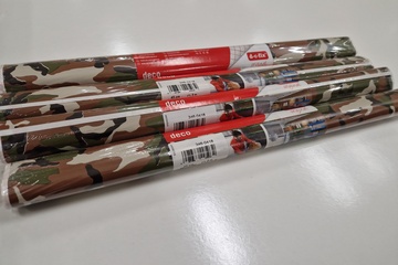 Afbeelding van 4 rollen DC-Fix zelfklevende decoratiefolie camouflage  