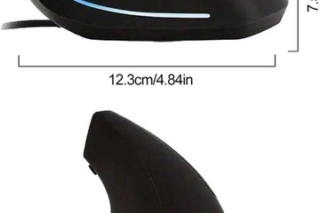 Afbeelding van Ergonomische Verticale Muis RGB Bedraad