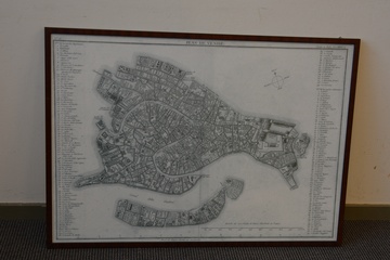 Afbeelding van Oude kaart van de stad Venetié, Italië