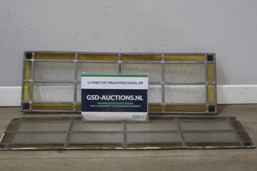 Afbeelding van Set van 2 Glas-in-lood Ruitjes