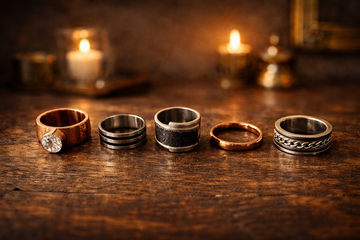 Afbeelding van Partij Ringen – Diverse Modellen – Metaal – Set van 5    Pro